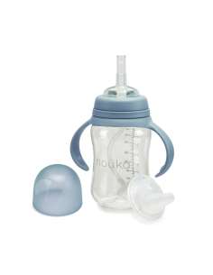 Taza Transitional con Pajita Flexible con Peso 240ml...