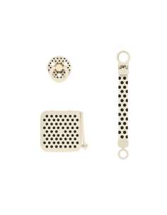 Set de Regalo BIBS Baby Soothe & Go Polka Ivory/Black Tutete 2