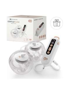 Extractor de leche eléctrico doble GENTLEFLOW Kinderkraft