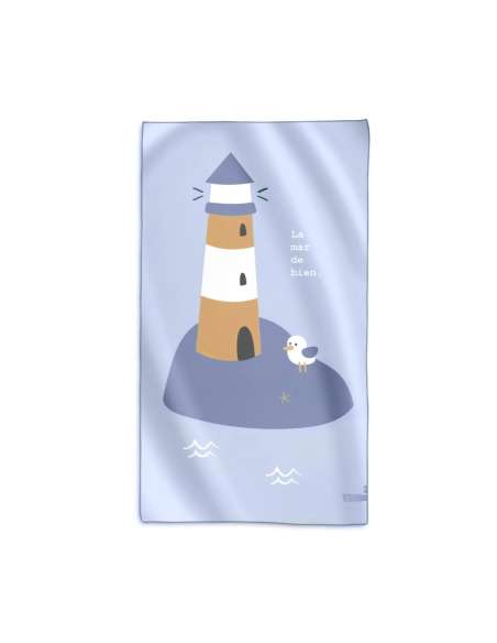 Toalla Microfibra "Navy Hugs" 80x140cm 64323 Saro