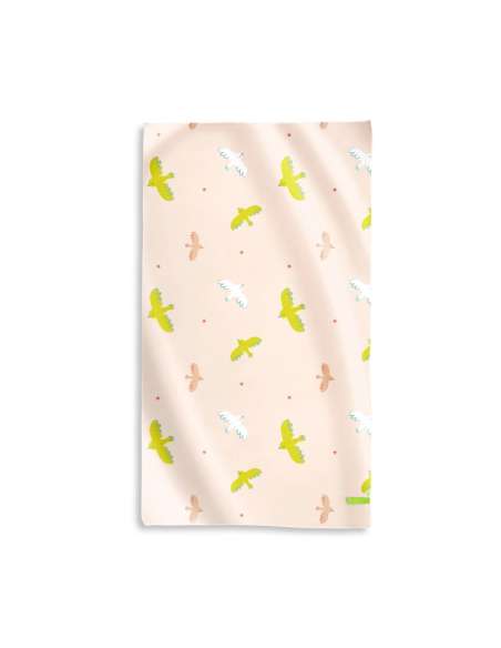 Toalla Microfibra "Tropicool" Rosa 80x140cm 64325 Saro