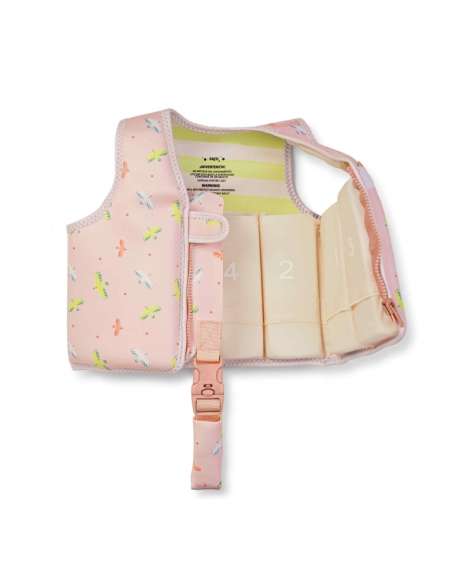 Chaleco Flotador de Aprendizaje "Tropicool Rosa" 62015 Saro
