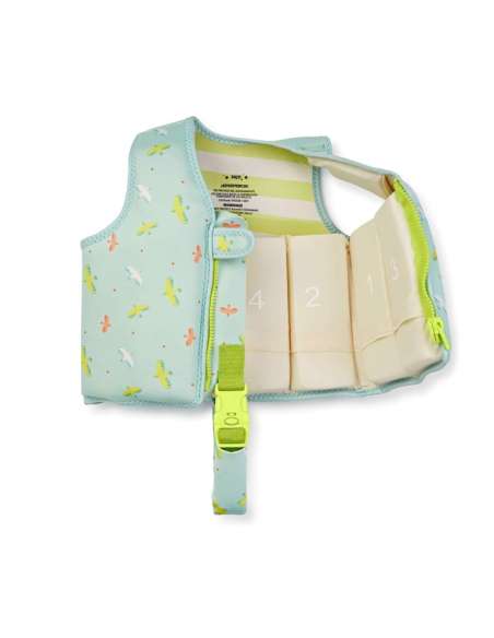 Chaleco Flotador de Aprendizaje "Tropicool Mint" 62014 Saro