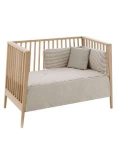 Juego 2 PCS. Colcha I-V. Cuna 60 Derby Beige 60x120x3cm...