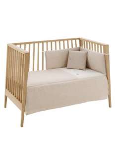 Juego 2 PCS. Colcha I-V. Cuna 60 Rustic Rosa 60x120x3cm...