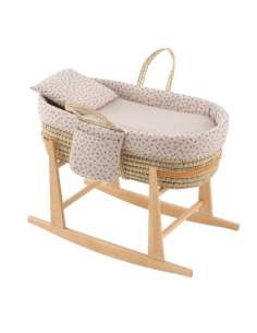 Moisés Mio Cuco + Patas Indiana Beige/Flores 39x80x61cm...