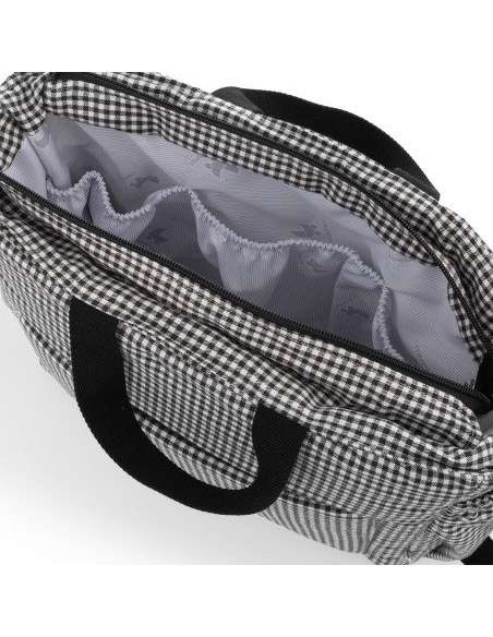 Bolso Maternal Pack Polo Black 16x43x37cm Cambrass