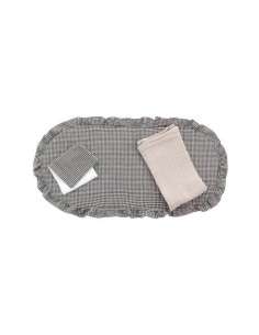 Pack Colcha Capazo Polo Black 35x75x1cm Cambrass