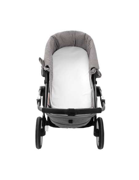 Garnitura Capazo Cremallera Reversible Polo Black 35x75x35cm Cambrass