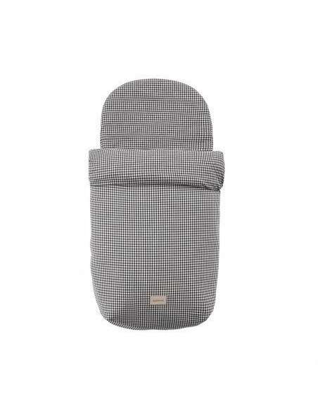 Saco Capazo + Colchoneta Polo Black 35x80x6cm Cambrass