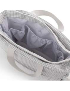 Bolso Maternal Pack Polo Grey 16x43x37cm Cambrass 2