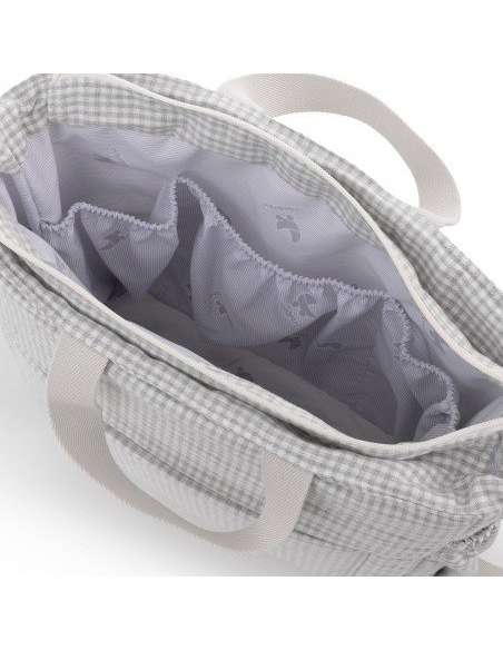 Bolso Maternal Pack Polo Grey 16x43x37cm Cambrass