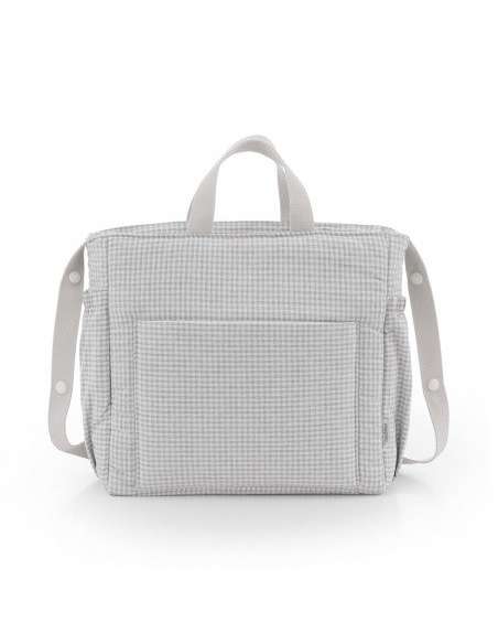 Bolso Maternal Pack Polo Grey 16x43x37cm Cambrass