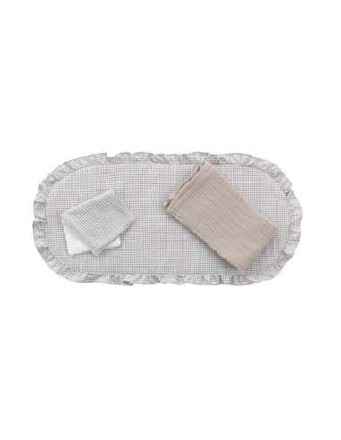 Pack Colcha Capazo Polo Grey...