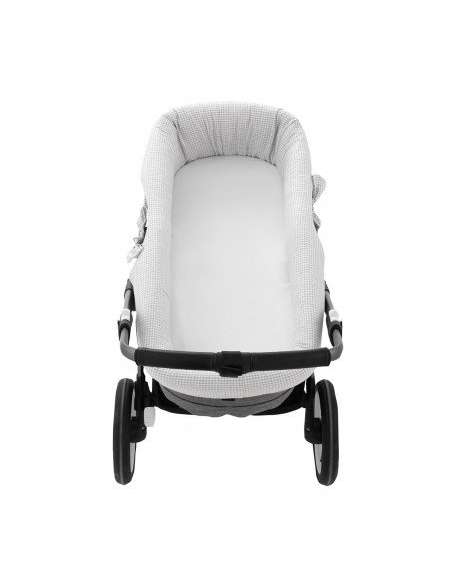 Garnitura Capazo Reversible Polo Grey 35x75x35cm Cambrass