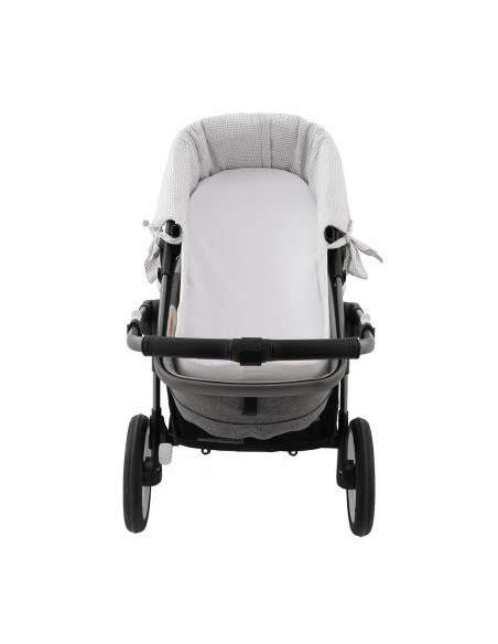 Garnitura Capazo Cremallera Reversible Polo Grey 35x75x35cm Cambrass