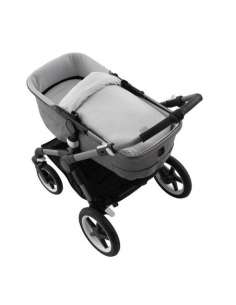 Saco Capazo + Colchoneta Polo Grey 35x80x6cm Cambrass
