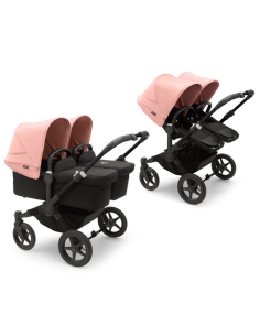 Cochecito Duo Donkey 5 Gemelar con Chasis en negro y base... 2
