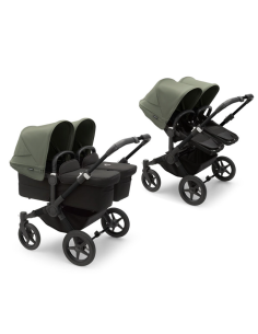 Cochecito Duo Donkey 5 Gemelar con Chasis en negro y base... 2