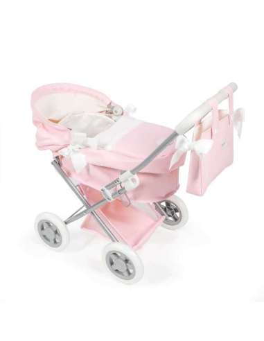 COCHECITO PEQUEÑO CHAROL ROSA LA NINA