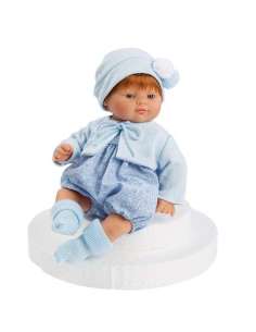 Guille Ranita Flores Azul C/Chaqueta Punto Plumeti 36CM ASÍ 0244291