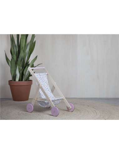 COCHECITO DE MUÑECAS FLORES LITTLE DUTCH