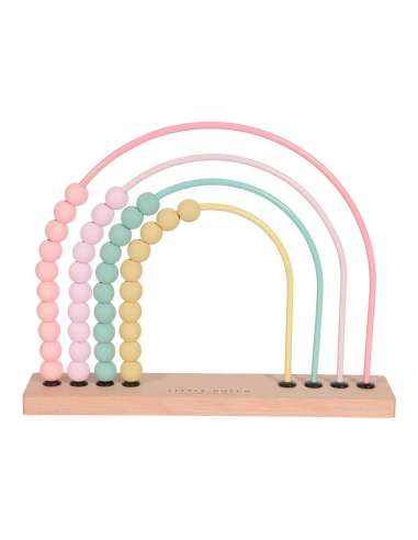 ÁBACO ARCO IRIS ROSA LITTLE DUTCH