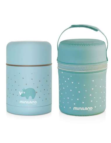 Termo para Sólidos Miniland Baby Silky Food Thermos (600 ml.) rosa