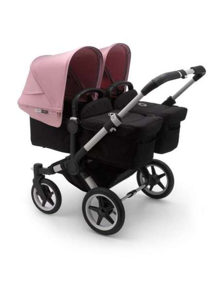 Bugaboo Donkey 3 Gemelar Chasis Aluminio/Base Negro Completo