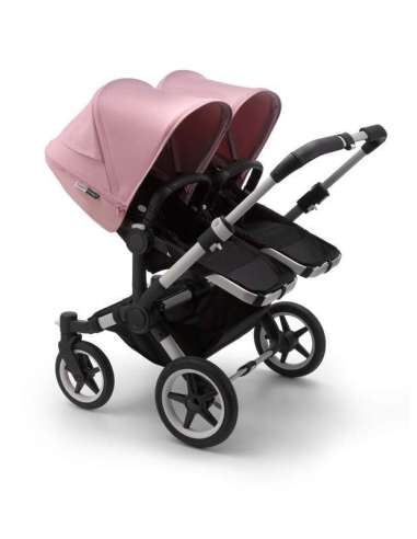 Bugaboo Donkey 3 Gemelar Chasis Aluminio/Base Negro Completo