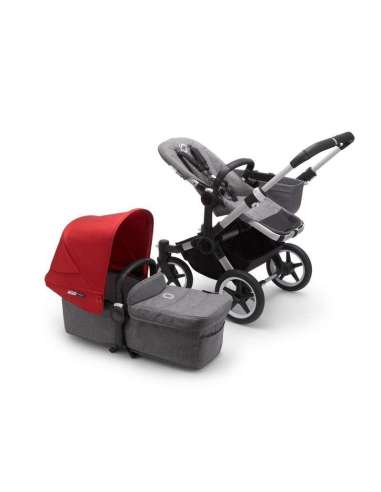 Bugaboo Donkey 3 Mono Chasis Alum/Base Gris Melange