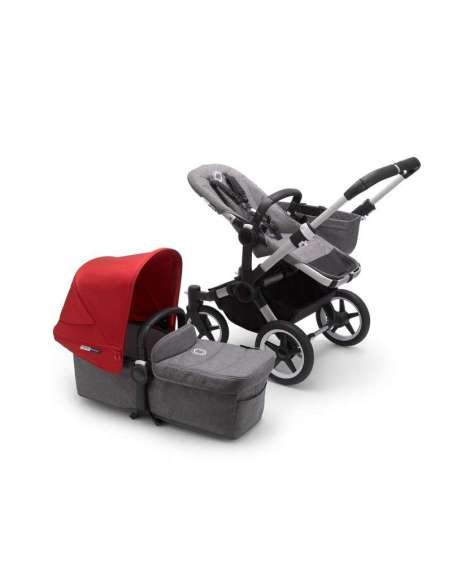 Bugaboo Donkey 3 Mono Chasis Alum/Base Gris Melange