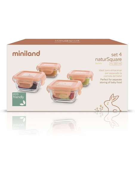 SET 4 NATURSQUARE BUNNY 89270
