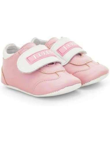 Patuco de piel deportiva TOUS Rosa