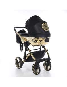 COCHECITO DÚO JUNAMA HAND CRAFT 09 - BLANCO Y COBRE