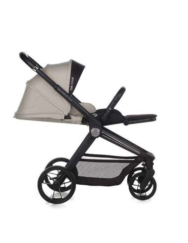 Cochecito dúo Stratos 2 piezas con capazo Stratos Be Cool Be Rock (beige)