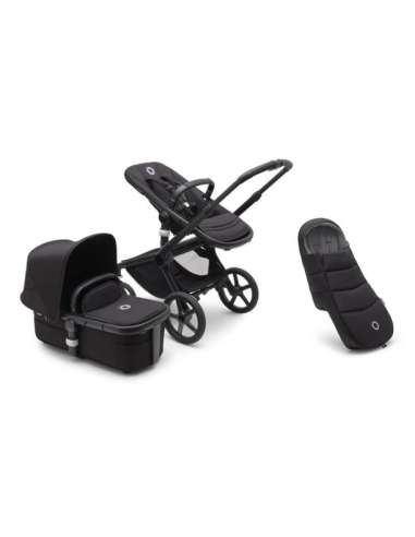 BUGABOO FOX 5 NEGRO/ NEGRO MEDIANOCHE/ NEGRO MEDIANOCHE + SACO