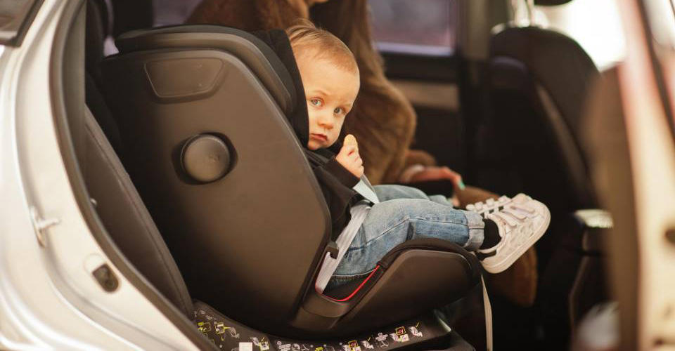 Imagen de una silla de bebe para el coche