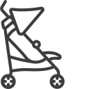 Icono de una silla de paseo